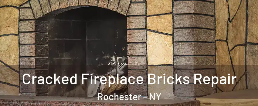  Cracked Fireplace Bricks Repair Rochester - NY