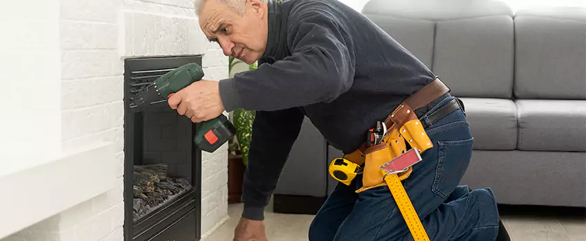 New Indoor Fireplace Installation in Rochester, New York