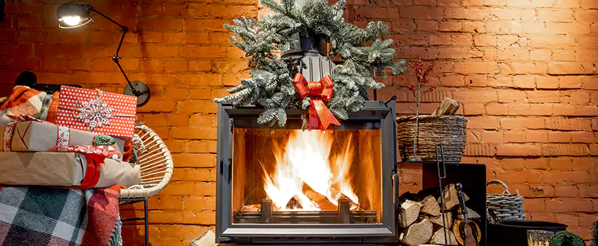 Travis Industries Linear Gas Fireplace Installation in Rochester, New York