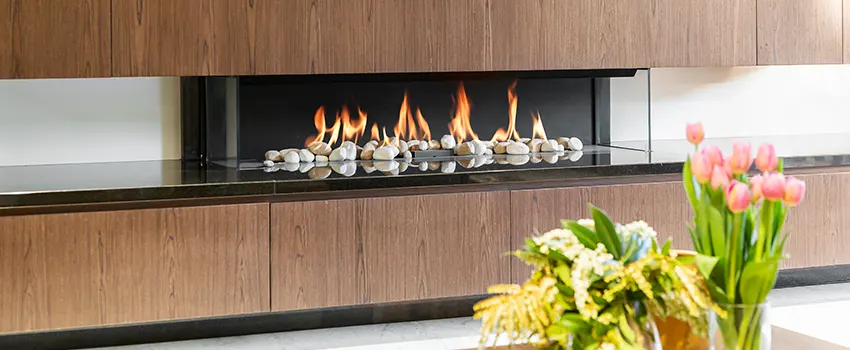 Double-height Fireplace Design Refurbishment in Rochester, New York